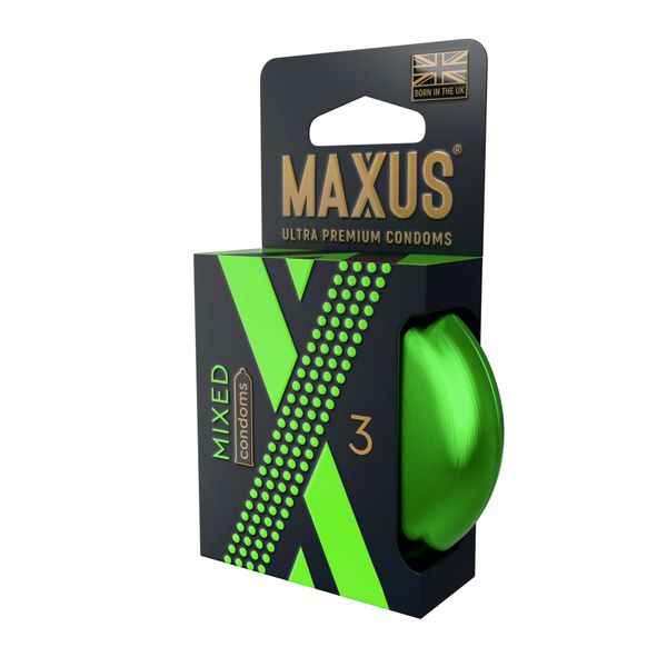 Презервативы из натурального латекса Mixed Maxus/Максус 3шт фото №3