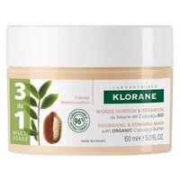 Маска для волос 3 в 1 восстанавливающая с органическим маслом купуасу Klorane/Клоран 150мл