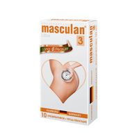 Маскулан презервативы masculan 3 ultra №10 продлевающие с анестетиком, колечками и пупырышками