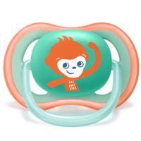 Пустышка силиконовая с футляром c 18 мес. Ultra Air Philips Avent 2шт (SCF349/21) миниатюра фото №2