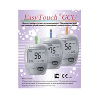 Анализатор крови для самоконтроля уровня глюкозы, холестерина и мочевой кислоты GCU Easy Touch/Изи Тач