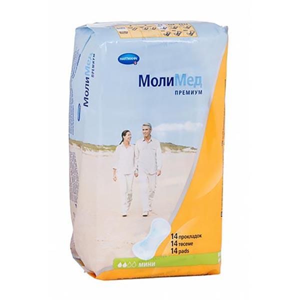Прокладки урологические mini Premium MoliMed/Молимед 14шт