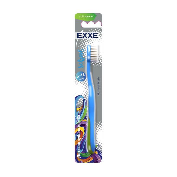 Щетка зубная мягкая детская 6-12 лет School EXXE Unisource Shanghai Co., Ltd 2972624 - фото 1