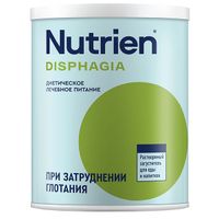 Загуститель пищи для взрослых и детей с 3 лет Disphagia Nutrien/Нутриэн банка 370г