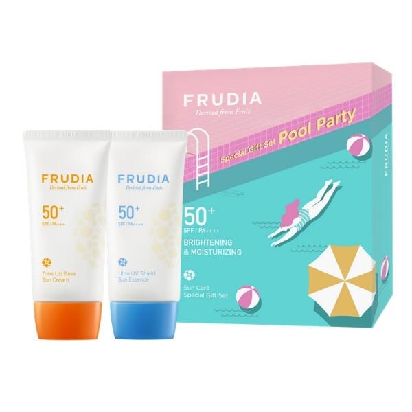 Набор Frudia/Фрудия: Крем-основа тональная солнцезащитный SPF50+Крем-эссенция SPF50+ 50г 2шт фото №3