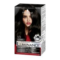 Краска для волос 1.0 благородный черный Luminance/Люминенс 165мл миниатюра фото №2