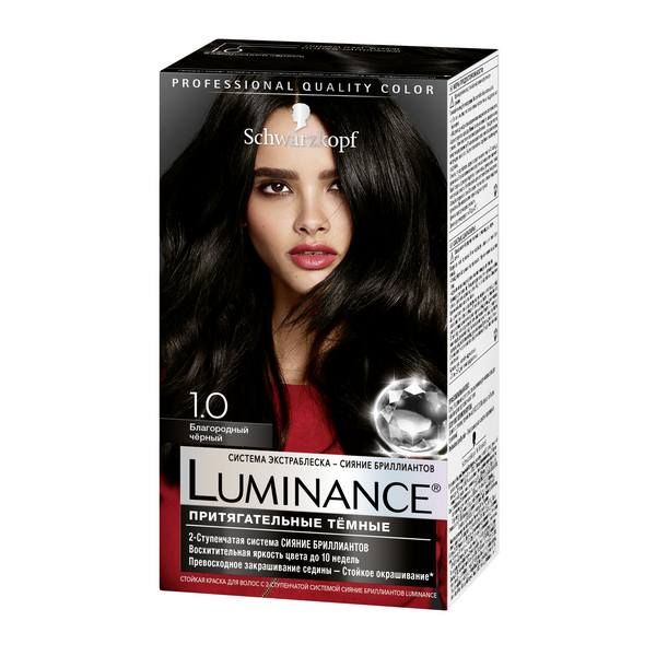 Краска для волос 1.0 благородный черный Luminance/Люминенс 165мл фото №2