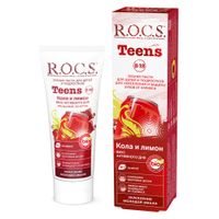 Паста зубная для подростков от 8 до 18 лет R.O.C.S./РОКС Teens Кола и лимон 74г