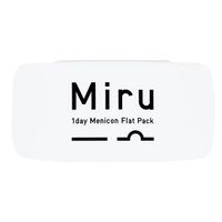 Линзы контактные однодневные мягкие Miru 1day Flat Pack Menicon (-1,00/8,6/14,2) 30шт миниатюра фото №3