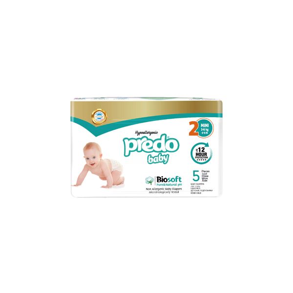 Подгузники для детей Mini Baby Predo/Предо 3-6кг 5шт р.2 predo подгузники трусы для взрослых xl 11
