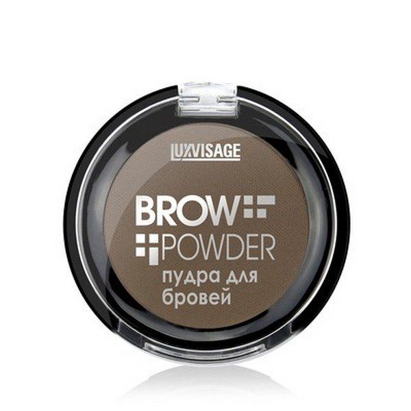 Пудра для бровей Grey brown Brow powder Luxvisage 6г тон 3 пудра для бровей taupe brow powder luxvisage 6г тон 4