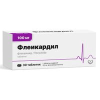 Флеикардил таблетки 100мг 30шт, миниатюра
