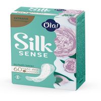 Прокладки ежедневные гигиенические тонкие стринг-мультиформ аромат белый пион Silk Sense Light Ola! 60шт
