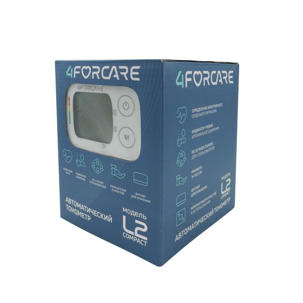 Тонометр автоматический электронный на запястье L2 Компакт 4Forcare 2249₽
