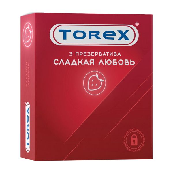 Презервативы сладкая любовь Torex/Торекс New3шт любовь к ботанике