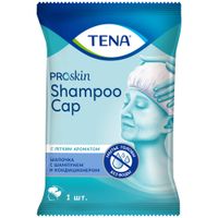 Шапочка влажная экспресс-шампунь для мытья головы Tena/Тена миниатюра