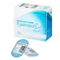 Линзы контактные для коррекции зрения PureVision 2 HD (0.00/8.6) 6шт миниатюра фото №2