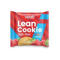 Протеиновое печенье клубника Lean Cookie Vplab 40г