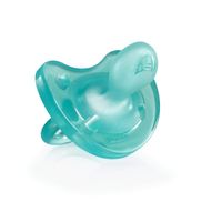 Пустышка силиконовая голубая от 0-6 мес. Physio Soft Chicco/Чикко