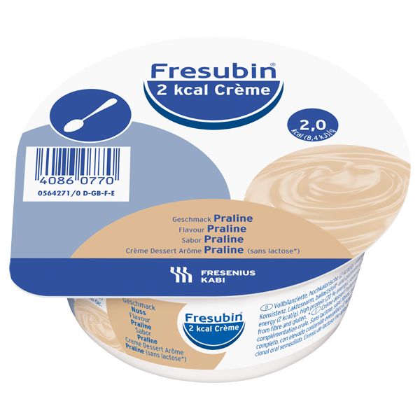 Крем для лечебного питания вкус пралине 2ккал Fresubin/Фрезубин стаканчик 125г 4шт фото №2