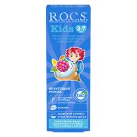 Паста зубная для детей от 3 до 7 лет R.O.C.S./РОКС Kids Фруктовый рожок 45г миниатюра фото №5