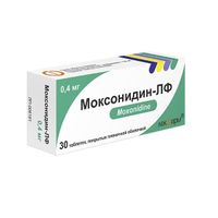 Моксонидин-ЛФ таблетки п/о плён. 0,4мг 30шт
