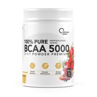 Аминокислоты БЦАА/BCAA 5000 Powder Клубника Optimum System/Оптимум систем 550г