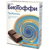 Пробиотик шоколадный батончик без сахара БиоТоффи 5г 10шт