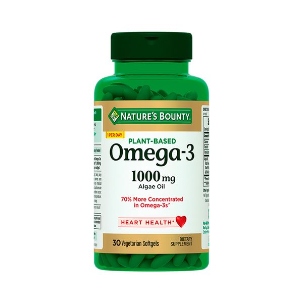 Омега-3 из морских водорослей Natures BountyНэйчес баунти капсулы 1630мг 30шт 2482₽