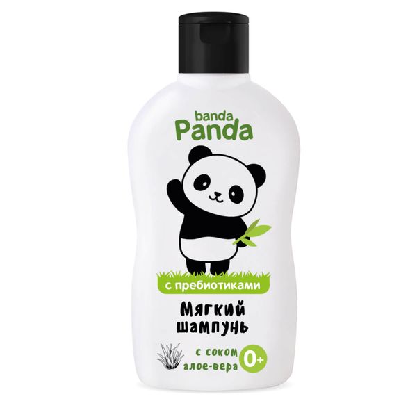Шампунь для новорожденных мягкого действия с пребиотиком детский 0+ Banda Panda 250мл