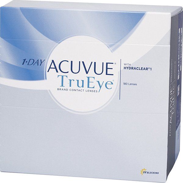 Линзы контактные Acuvue 1 day trueye with hydraclear (8.5/-11,00) 180шт