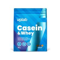 Казеин и Протеин сывороточный шоколад Casein&Whey Vplab 500г