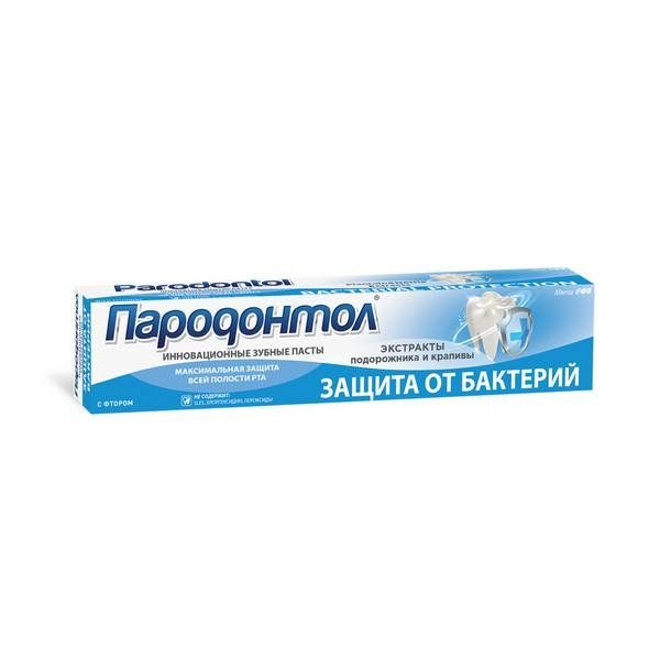 Зубная паста антибактериальная защита Пародонтол Свобода 124г