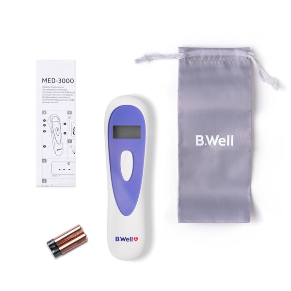 Термометр инфракрасный медицинский бесконтактный MED-3000 B.Well/Би Велл фото №2