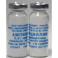 Ампициллин порошок приг. раствора для в/в и в/м введ. 500мг, миниатюра