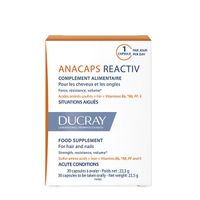 Витаминный комплекс для волос и ногтей Anacaps Reactiv Ducray/Дюкрэ капсулы 812мг 30шт, миниатюра фото №2