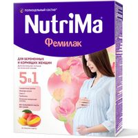 Продукт NutriMa Нутрима Фемилак для берем. и корм. женщин сухой на молоч.основе со вкусом манго 350г