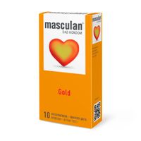 Презервативы золотого цвета Gold Masculan/Маскулан 10шт