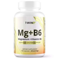 Магний+Витамин В6 1Win капсулы 640мг 120шт