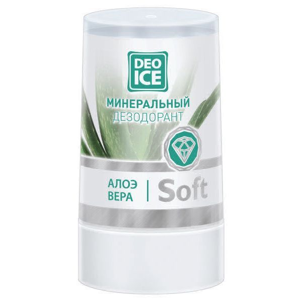 Дезодорант минеральный с экстрактом алоэ вера Deoice Soft 40г
