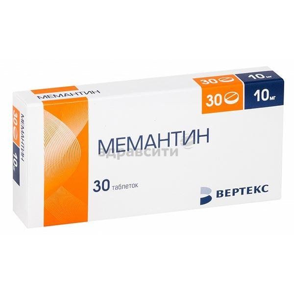 Мемантин таблетки п/о плен. 10мг 30шт