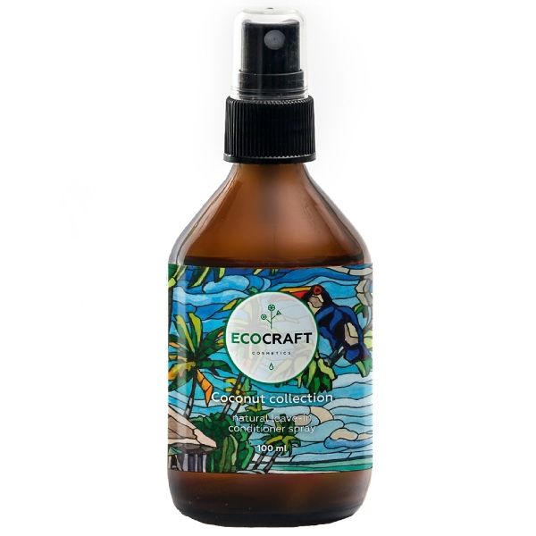 Ecocraft спрей для волос "coconut collection" кокосовая коллекция 100 мл фото №2