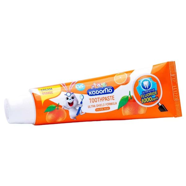 Паста зубная с ароматом апельсина для детей с 6+ мес. Kodomo Thailand Lion/Лайн 65г фото №3