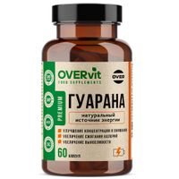 Гуарана OVERvit Over/Овер капсулы 60шт