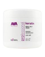 Крем-маска для восстановления окрашенных и химически обработанных волос Keratin Royal Jelly AAA Kaaral/Каарал 500мл (1430)