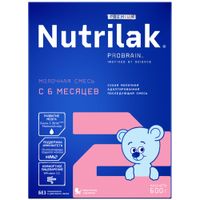 Смесь Nutrilak (Нутрилак) Premium+ 2 молочная сухая адаптированная последующая 600 г