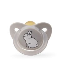 Соска-пустышка латексная с колпачком кролик 0+ мес. Happy Baby/Хэппи Беби миниатюра фото №2