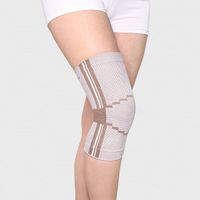 Бандаж на коленный сустав эластичный Экотен KS-E02, бежевый, 35-41см р.M миниатюра фото №2