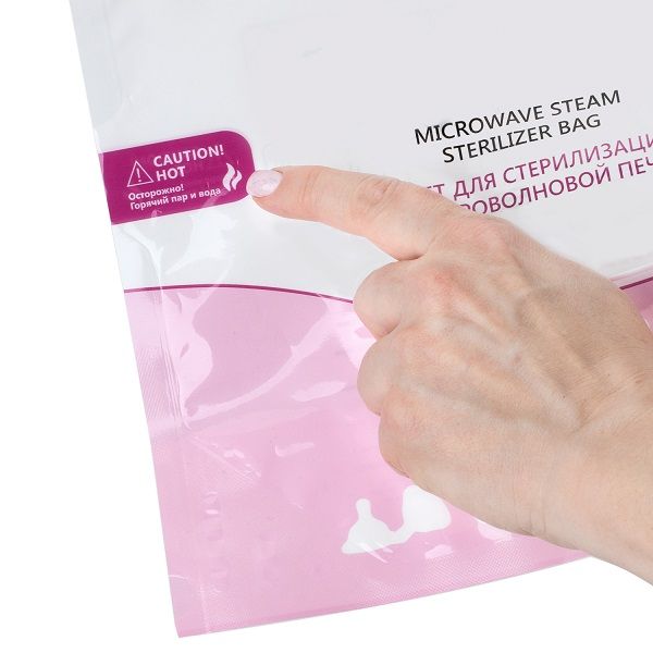 Пакеты для стерилизации в микроволновой печи Mother Care 10 шт NDCG фото №2