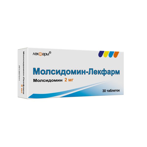 Молсидомин-Лекфарм таблетки 2мг 30шт фото №2